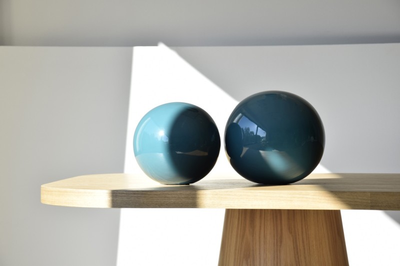 DEEP GREEN GLOSS CERAMIC BALLS COLLECTION XL | VP Interiorismo